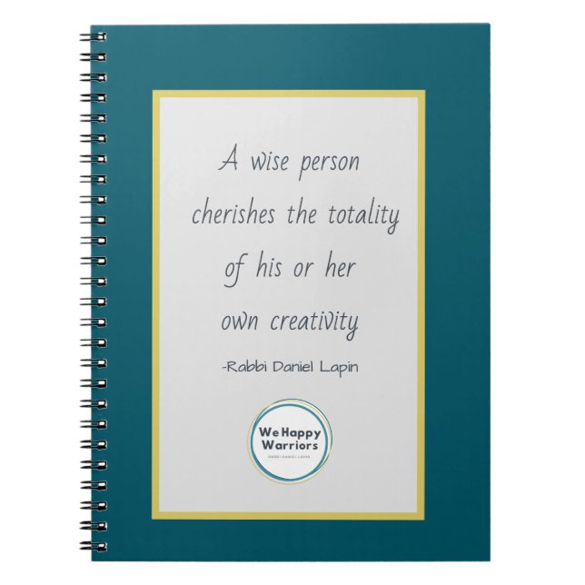 We Happy Warriors Notebook (Front)