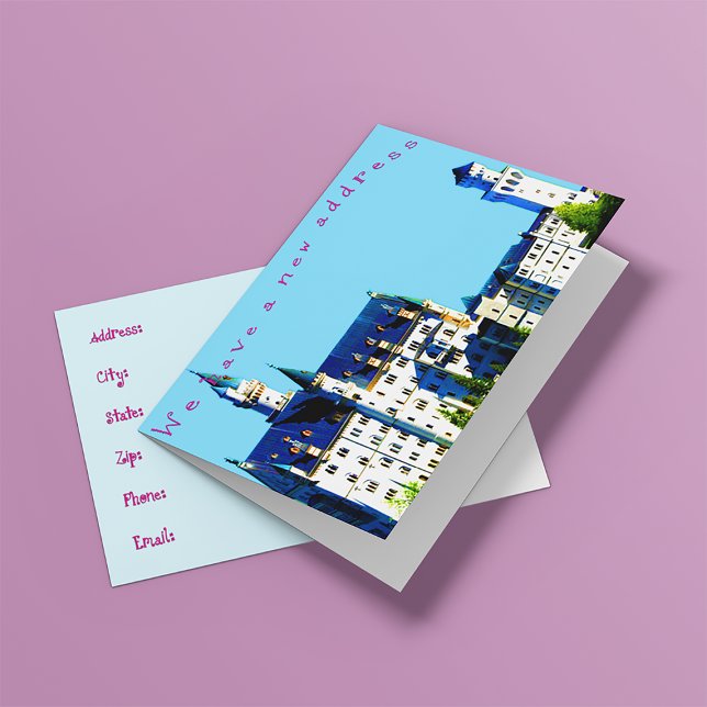 'We Have A New Address" Announcement Template (Creator Uploaded)