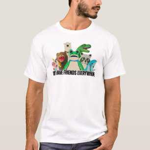 We Have Friends Everywhere Portland Frog Friends T-Shirt