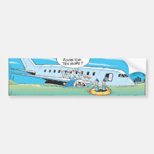 We Have Landed Thankyou For Flying Bumper Sticker