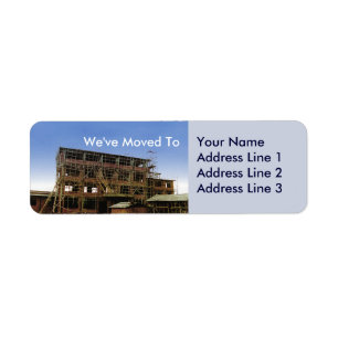 We Have Moved Address Change Sheets of Avery Label