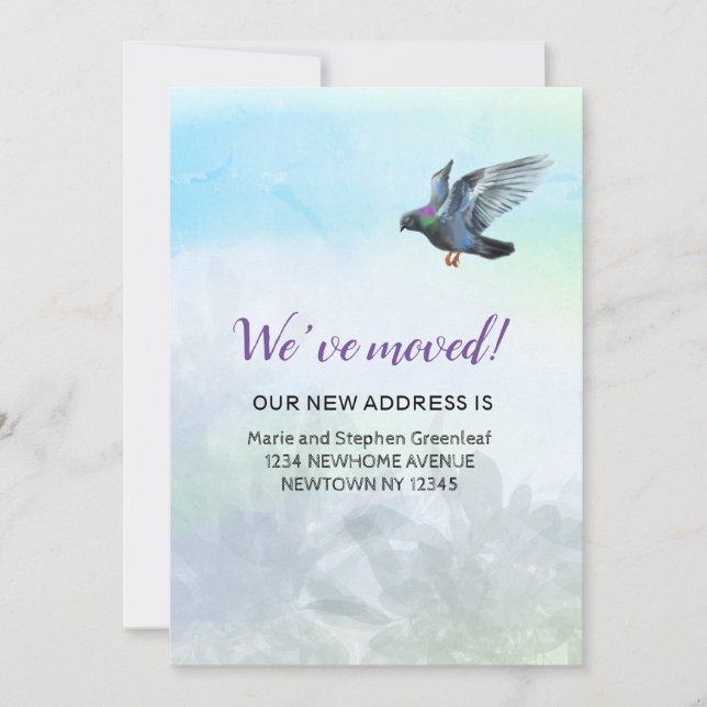 We have moved announcement (Front)