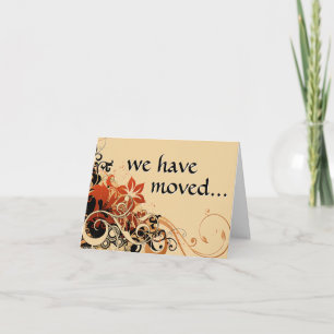 we have moved announcement