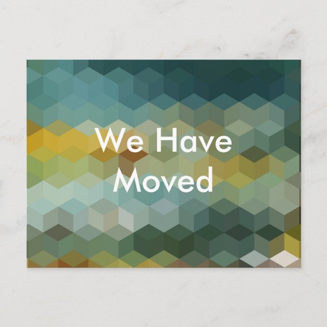 We Have Moved Announcement Postcard (Front)