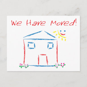 We Have Moved Announcement Postcard