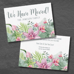 We Have Moved Change Of Address Card