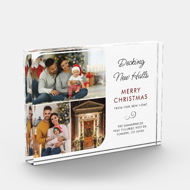 We Have Moved Family New Home Address Photo Block (Left)