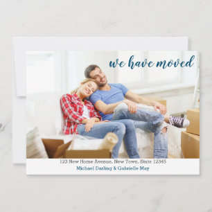 We Have Moved Full Width Custom Photo New Address Announcement