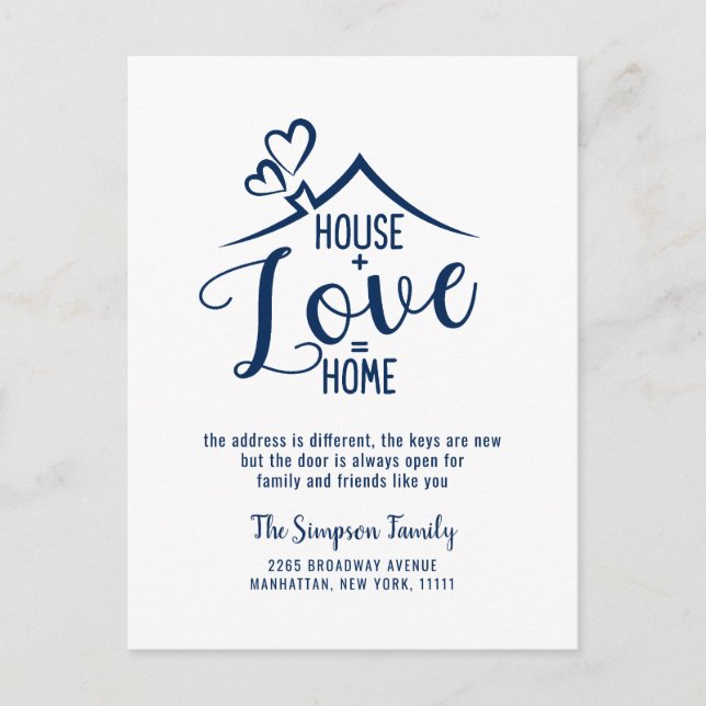 We have Moved Moving Announcement Postcard (Front)