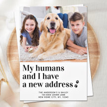 We Have Moved New Address Pet Photo Dog Moving