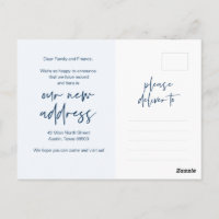 We have moved, New Home Address Announcement