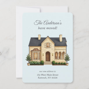 We Have Moved New Home Announcement Invitation