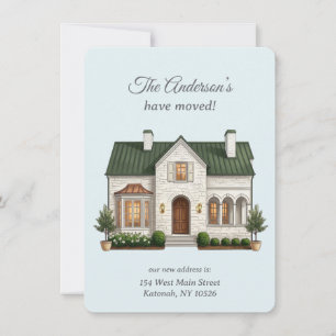 We Have Moved New Home Announcement Invitation
