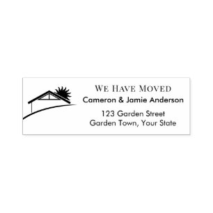 We Have Moved New Home Change of Return Address Self-inking Stamp