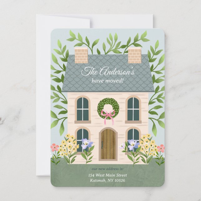 We Have Moved New Home Invitation (Front)