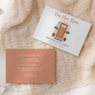 We Have Moved New Home Moving Announcement Card