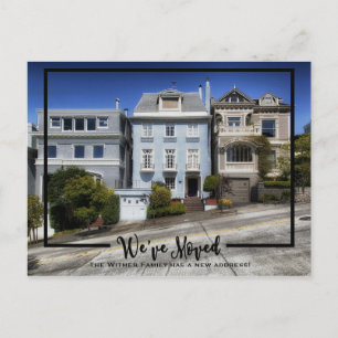 We Have Moved New Home Photo We've Moved Announcement Postcard