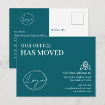 We Have Moved Office Business Address Change