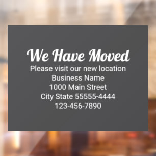 We Have Moved Please Visit Our New Location Gray
