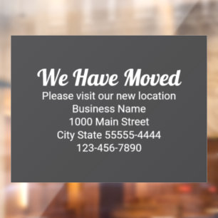 We Have Moved Please Visit Our New Location Grey