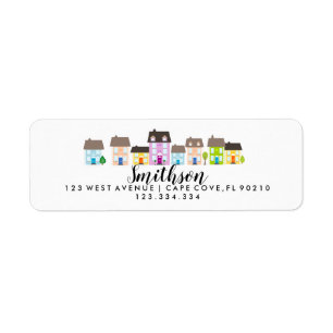 We have moved return address label houses