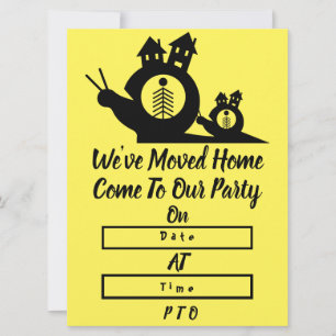 We Have Moved Snail House Moving Home Announcement