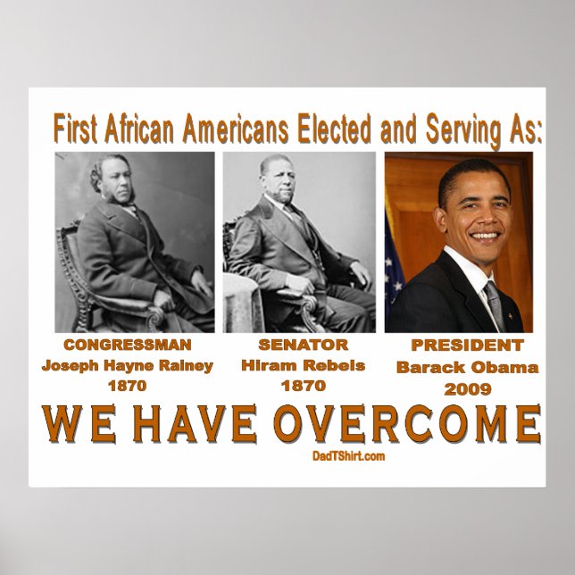 We Have Overcome Historical Obama ... - Customised Poster (Front)