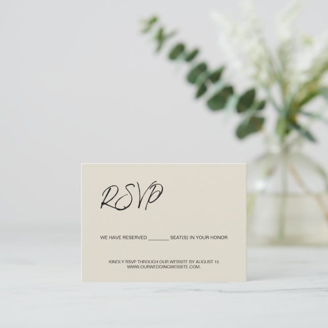 We have reserved seats for you template natural (Standing Front)