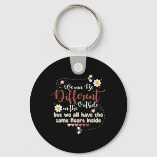 We Have Same Heart Inside Black History Month Wome Key Ring