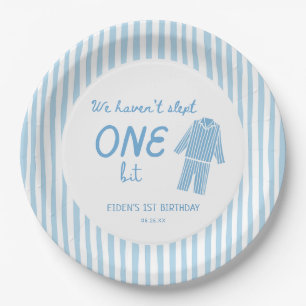 We Haven't Slept One Bit Pajamas Birthday Paper Plate