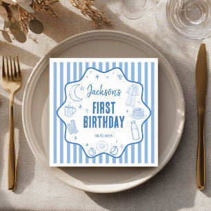 We Haven't Slept One Bit Pyjamas Birthday Party Napkin