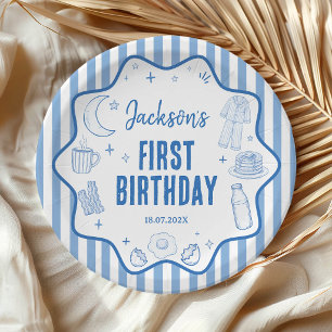We Haven't Slept One Bit Pyjamas Birthday Party Paper Plate