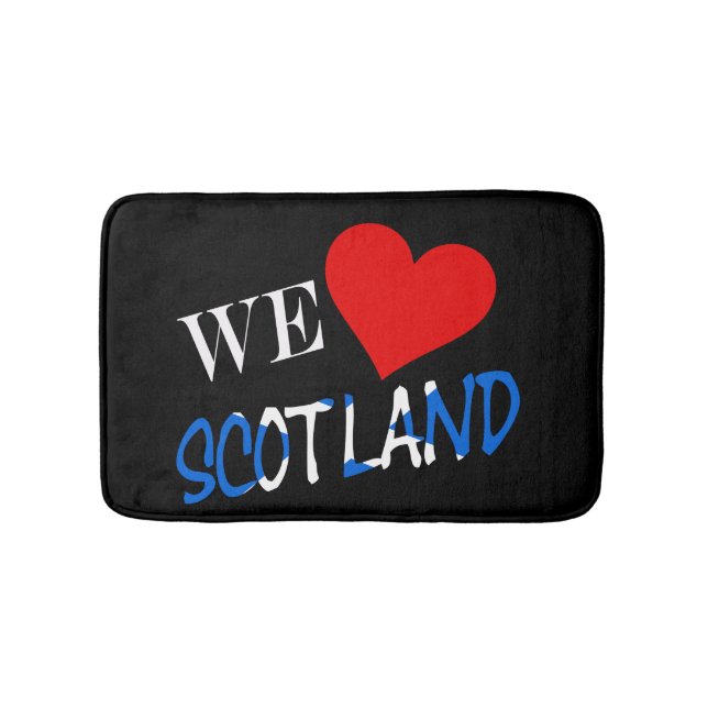 We Heart Scotland overlay bmt Bath Mat (Front)