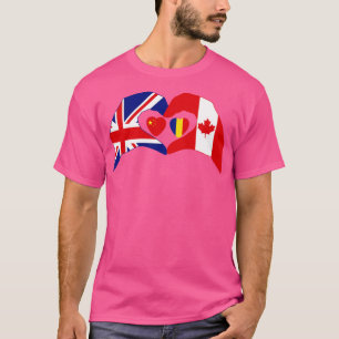 We Heart UK Canada China Romania Multinational Pat T-Shirt