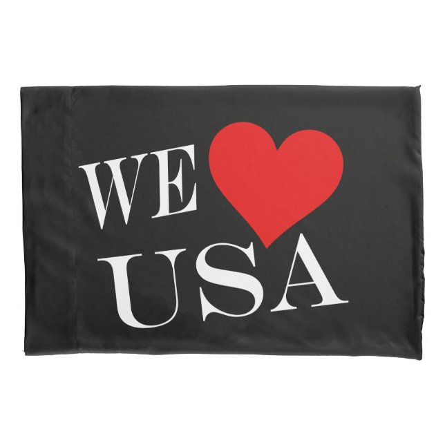 We Heart USA wt pccnt Pillowcase (Front)