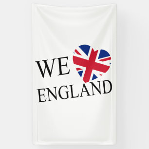 We Heartflag England bk (v) bnrt Banner