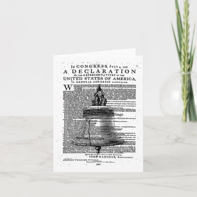 We Hold These Truths - Independence Day - Liberty  Card (Front)