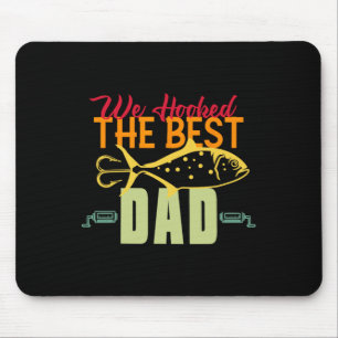 We Hooked The Best Dad Fishing Vintage Lure Father Mouse Pad