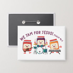 We Jam for Jesus cute bible verse cartoon