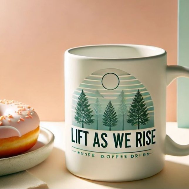 We Lift as We Rise | Motivational Coffee Mug (Creator Uploaded)