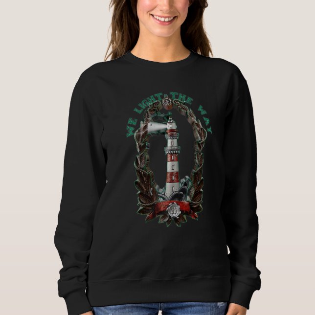 We light the way the high tower greens cool light  sweatshirt (Front)
