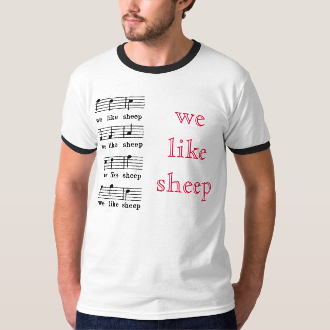We Like Sheep T-Shirt (Front)