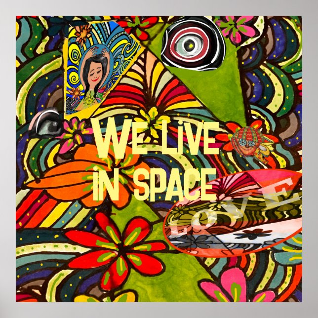 We Live In Space | A True Adventure! Poster (Front)