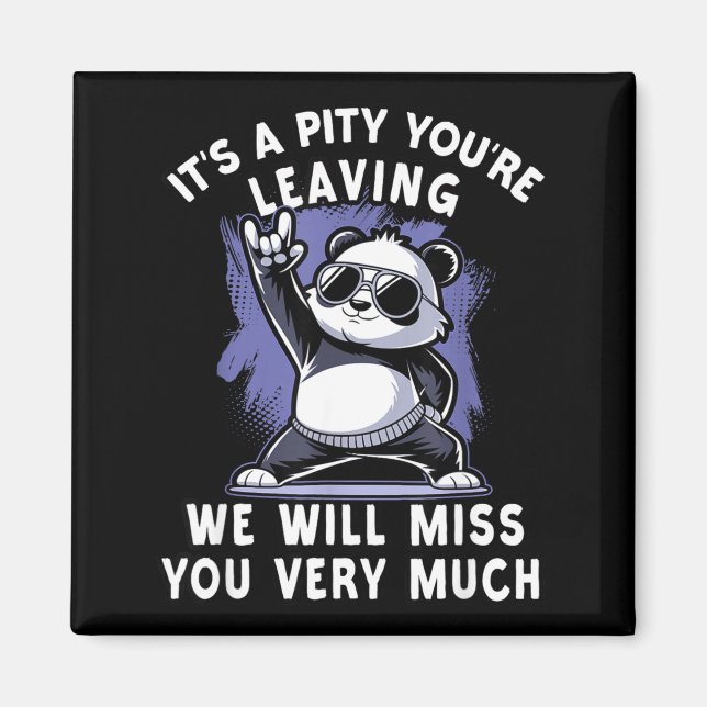 We`ll Miss You Farewell Coworker, Office Sendoff & Magnet (Front)