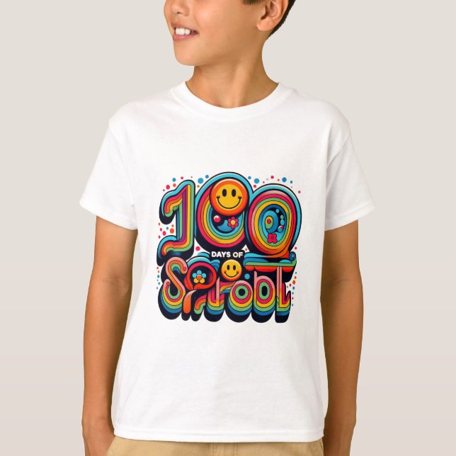 We Love 100 Days Shirt - Teacher & Student  (Front)