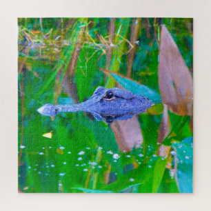 We Love Aligator's in Florida Jigsaw Puzzle