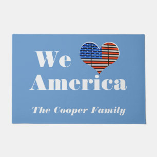 We Love America Doormat