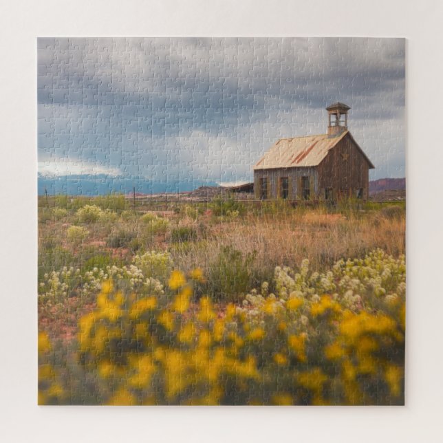 We Love An old Church in Utah Jigsaw Puzzle (Vertical)