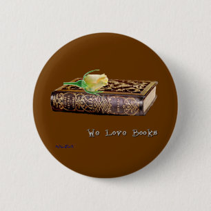 We Love Books 1 6 Cm Round Badge