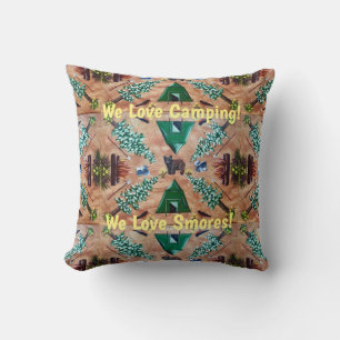 We Love Camping Pillow! Cushion